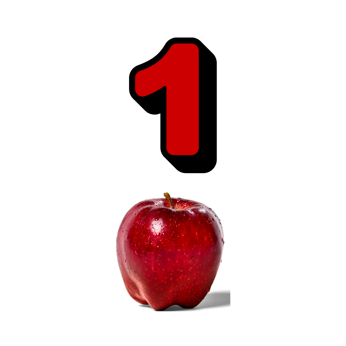 My First Numbers: Montessori Fruits Counting and Coloring (Picture Book)