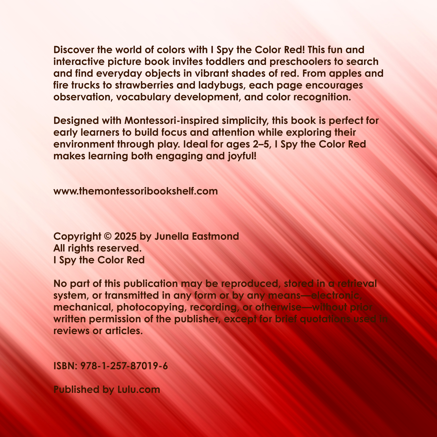 I Spy the Color Red