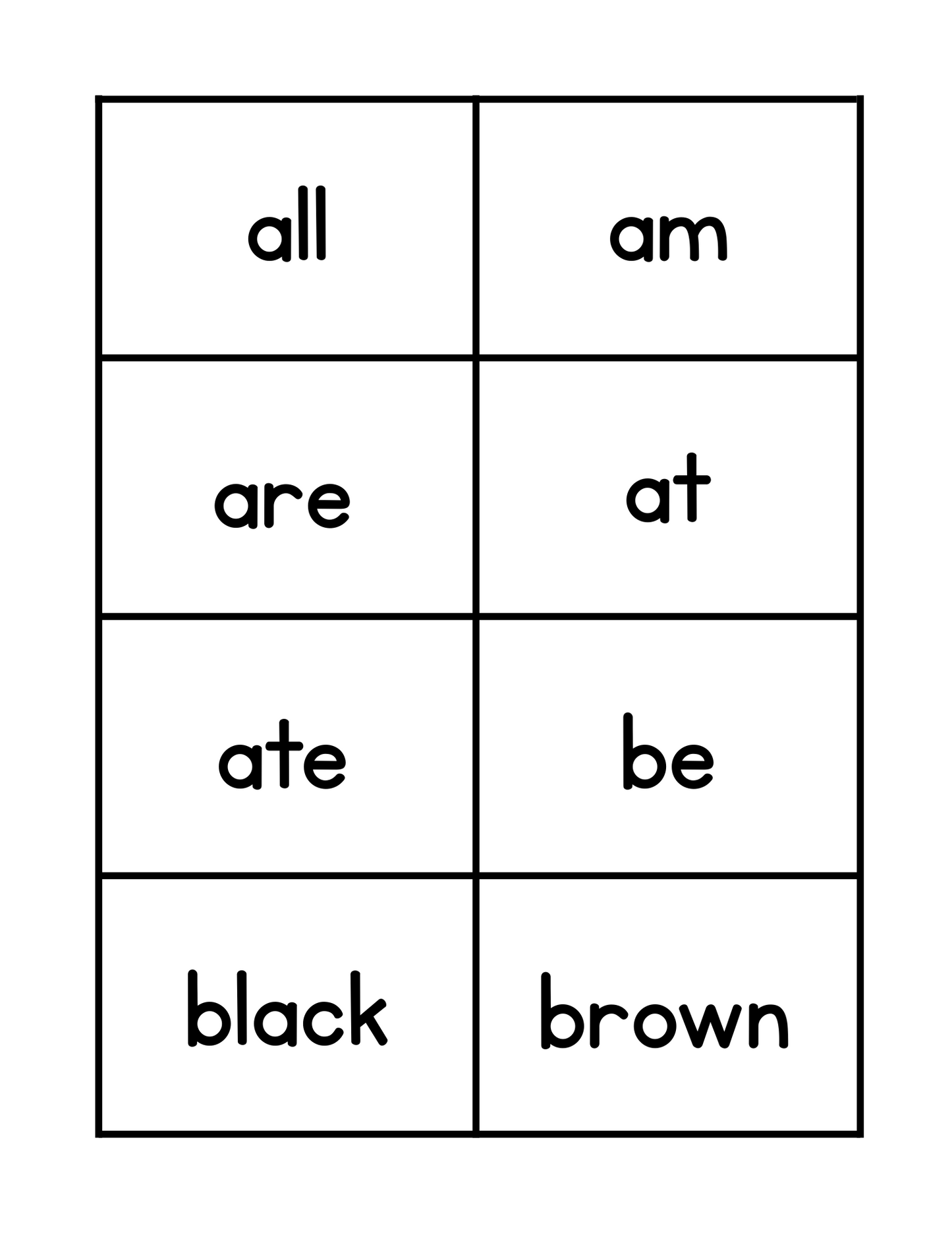 Dolch Sight Words – Complete Set (Pre-K to Grade 3) – Digital Download