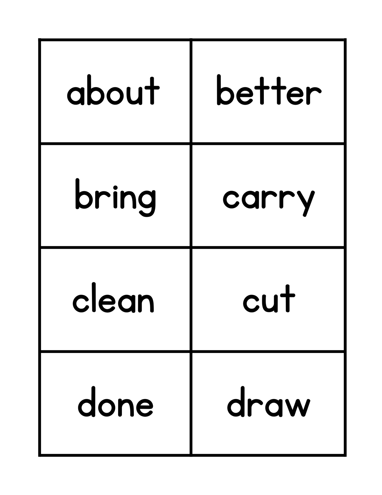 Dolch Sight Words – Complete Set (Pre-K to Grade 3) – Digital Download