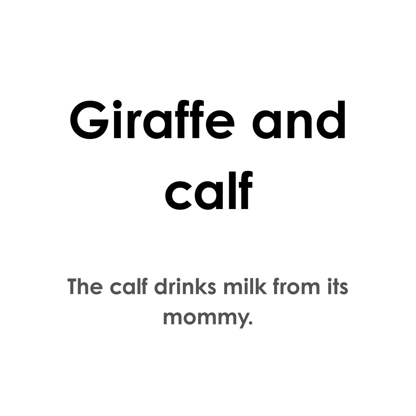 Mommy and Me: Animals in Nature (Picture Book)