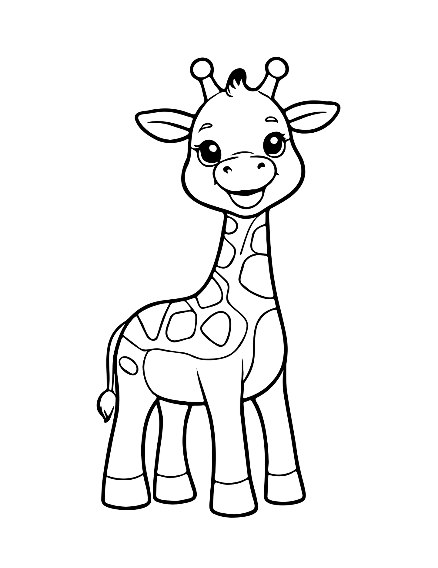 COLOR ME MONTESSORI - Zoo Animals Coloring Book (8.5x11)