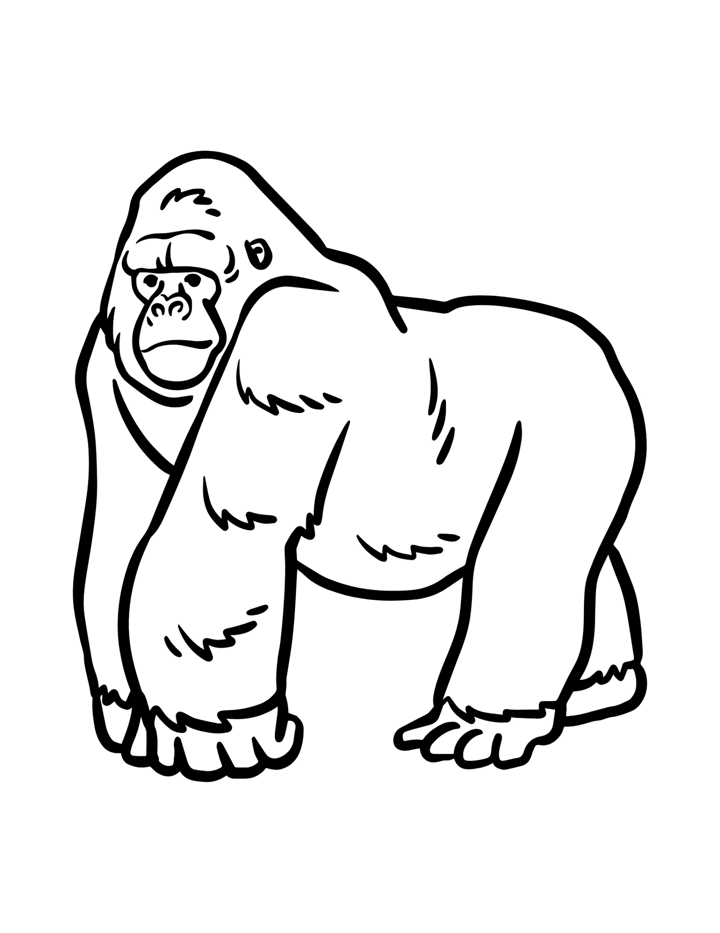 COLOR ME MONTESSORI - Zoo Animals Coloring Book (8.5x11)