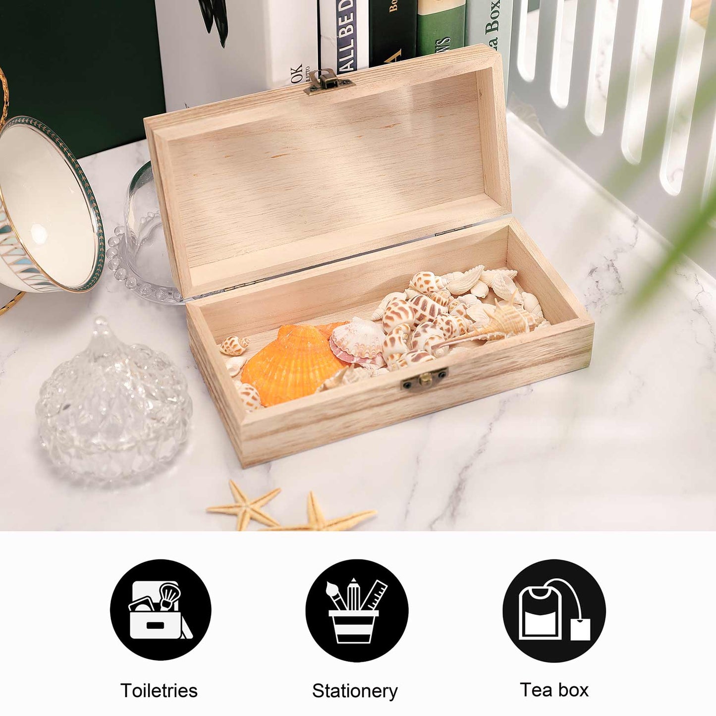 Montessori Wooden storage box - “The greatest gifts we can give our children are the roots of responsibility and the wings of independence.”