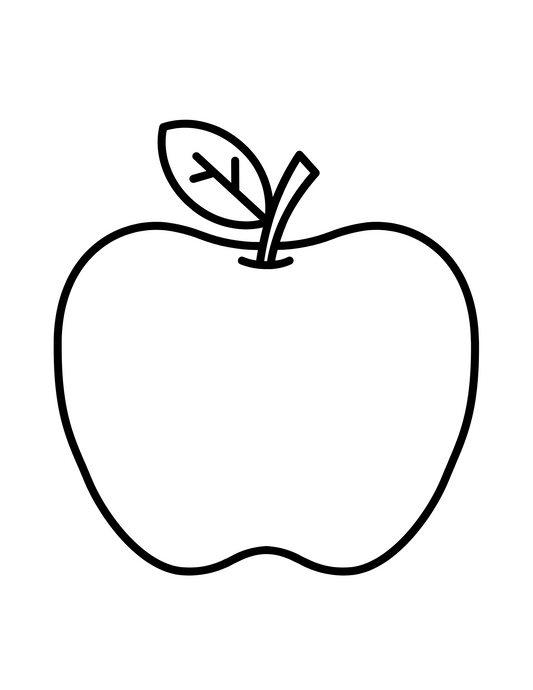 20  coloring pages (Fruits) – Fun & Educational Printable for Kids